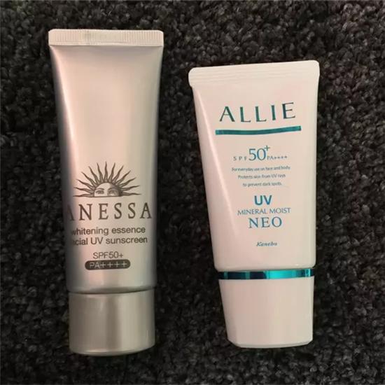 测评防晒霜哪款最好用安全,allie和安耐晒哪个适合油皮