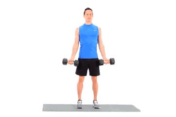 一对哑铃在家如何练出倒三角身材,哑铃练倒三角身材怎么练