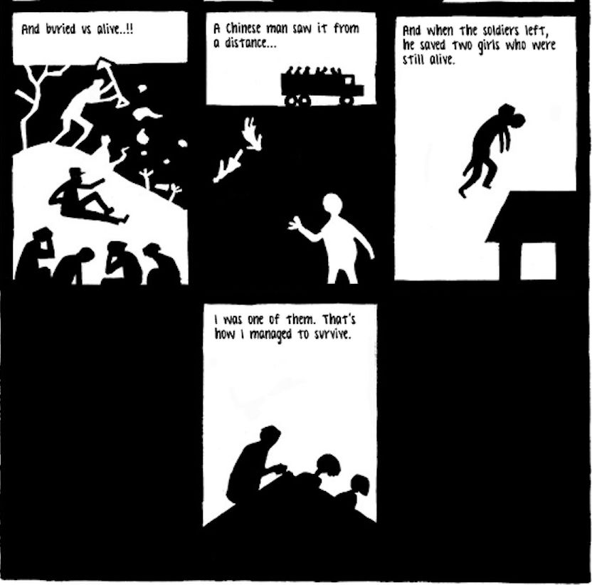 毒打、强奸、*虐性**……他把一个女人的真实故事画成漫画,看到第几张你哭了?