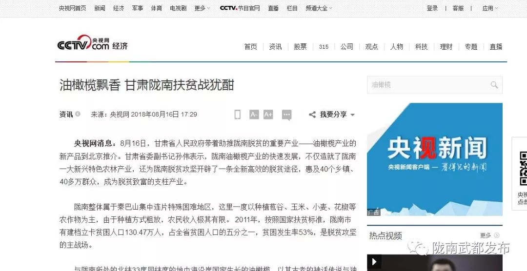 今生广种橄榄树，来世还做陇南人！