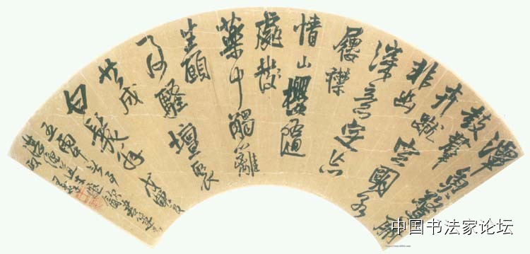 欣赏王铎十件作品,王铎最古拙作品