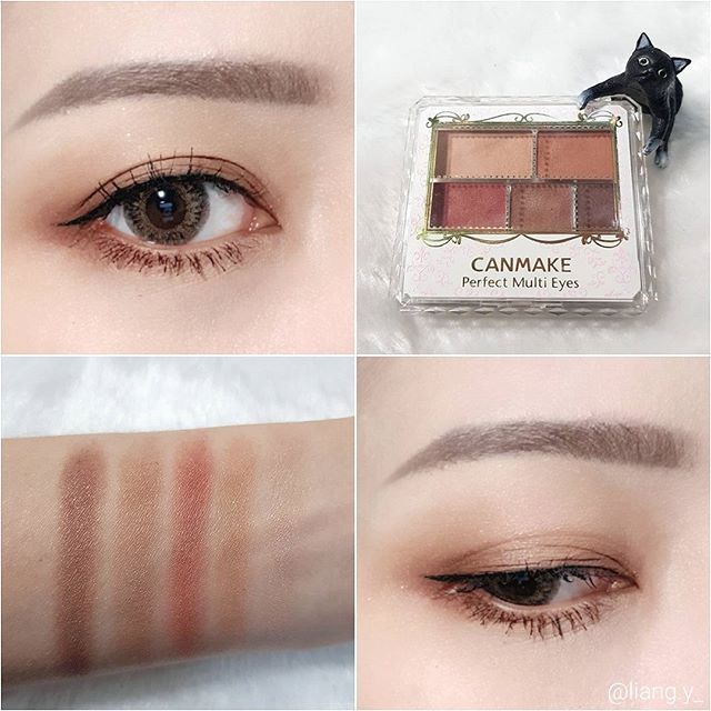 canmake新款眼影色号推荐,canmake眼影教程新品