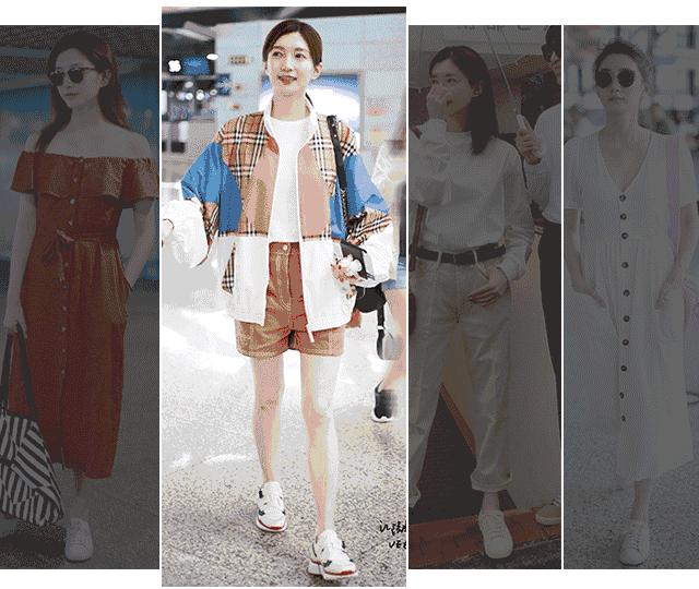 江疏影运动鞋广告,江疏影同款运动鞋