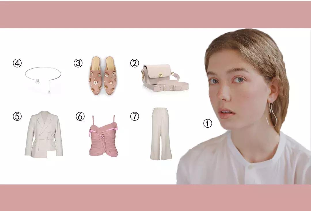 潮流穿搭适合的妆容,简单干净的穿搭和妆容