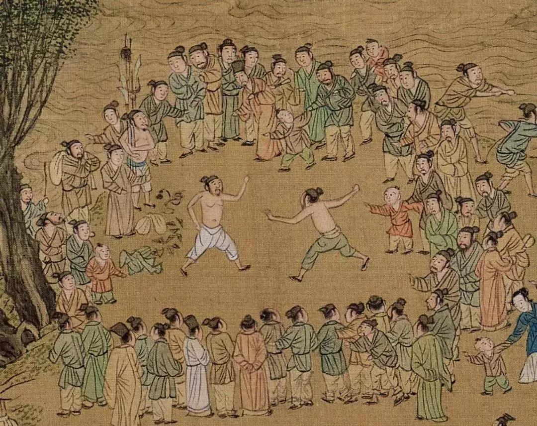 打个赌：国画里的古人运动会，比咱现代人还玩得还溜！