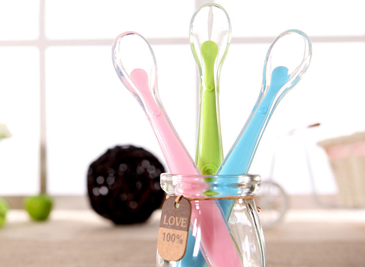 硅胶辅食勺,宝宝辅食6个月硅胶软勺