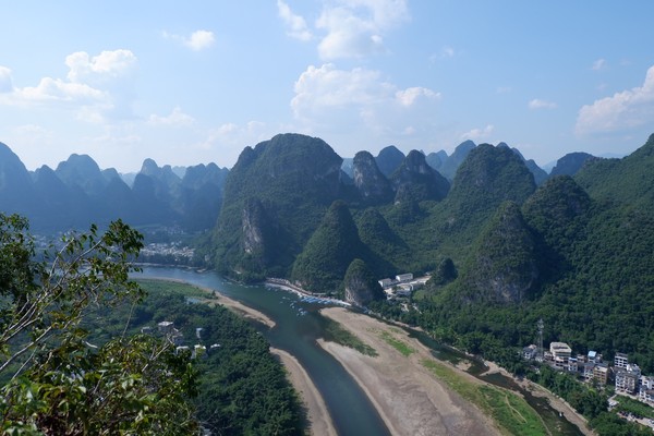 桂林阳朔无敌风景,阳朔龙头山水美如人间仙境