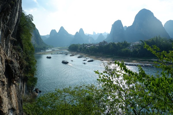 桂林阳朔无敌风景,阳朔龙头山水美如人间仙境