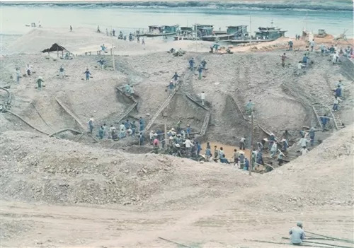 以前的南宁邕江大桥,南宁市邕江大桥以前的样子