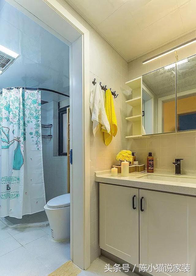 卫生间小做干湿分离好吗,2平方卫生间浴帘干湿分离