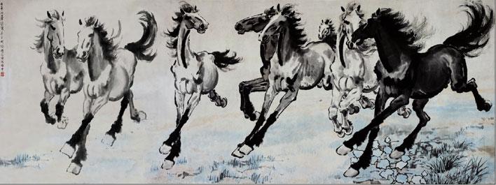 八骏图的八匹马都是什么品种,八骏图的八匹马朝哪个方向最好