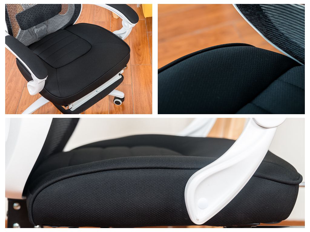 电脑椅评测黑白配,黑白调电脑椅轻灵款真实坐感