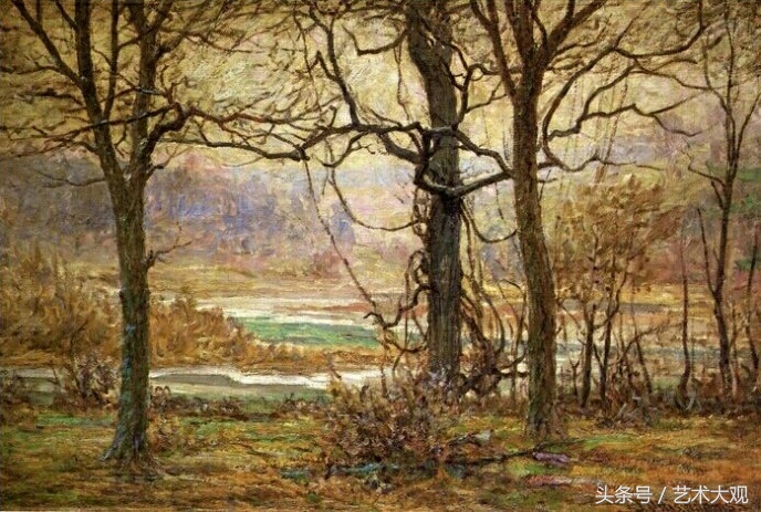 艺术大观油画,美国风景油画高清大图