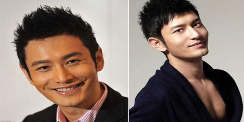 额头有个突起,下巴和额头中间有一条沟