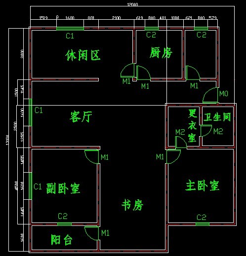 cad自学入门视频教程装修平面图,cad装修平面图新手教程