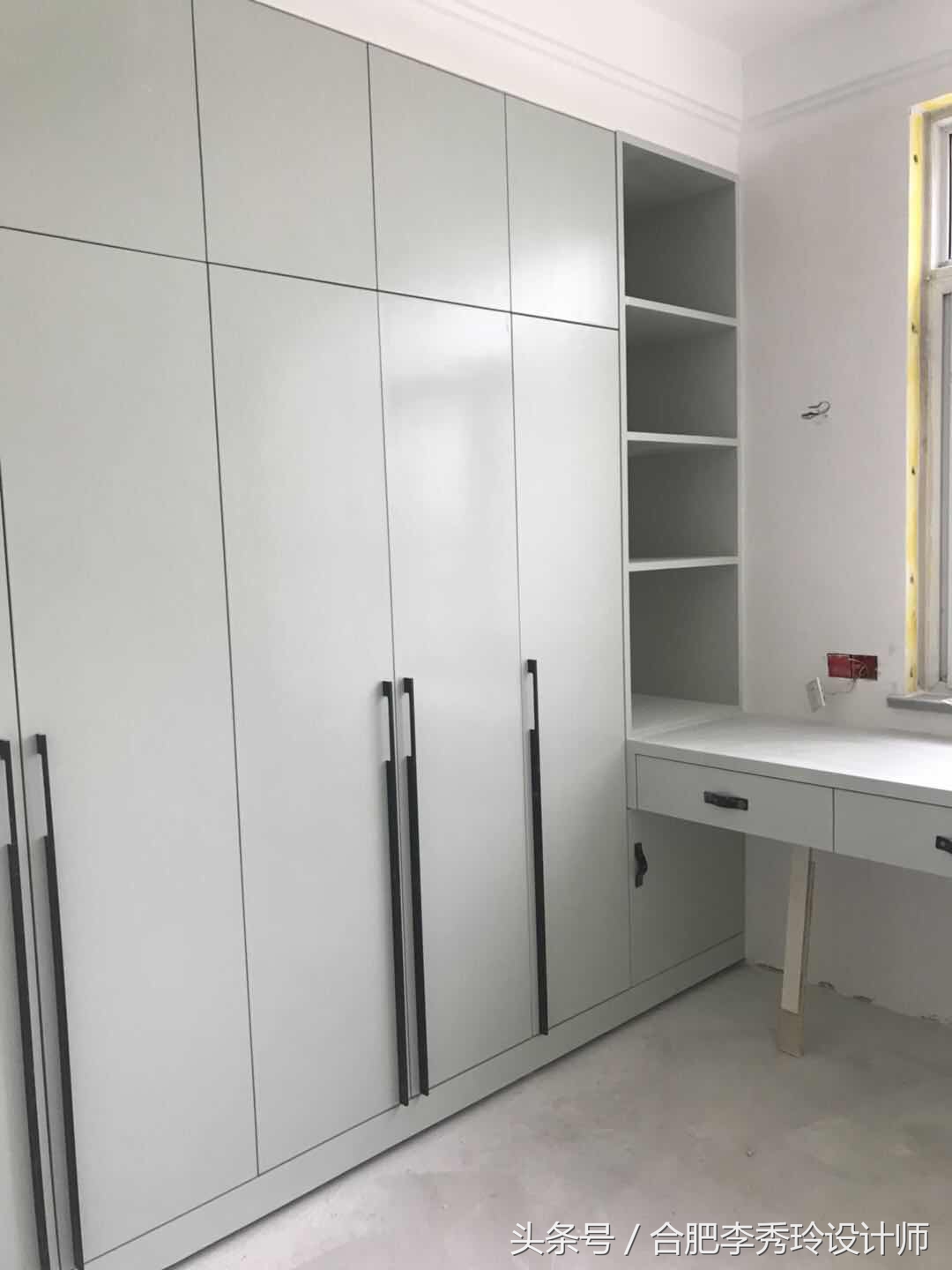 柜子上的小零件，装修时不重视，柜门准松动脱落，还得找木工重装