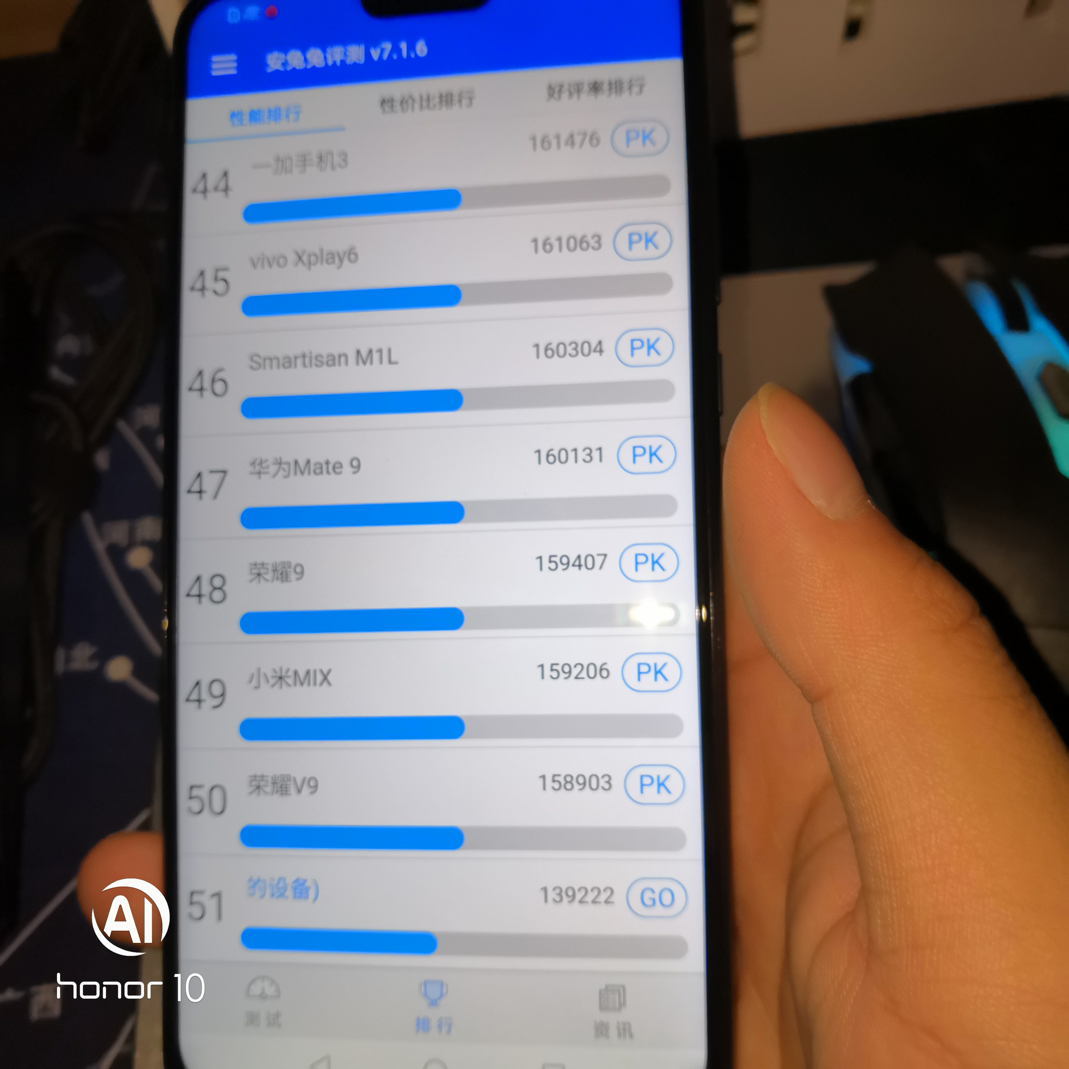 荣耀8x的安兔兔跑分视频,鲁大师荣耀8x跑分