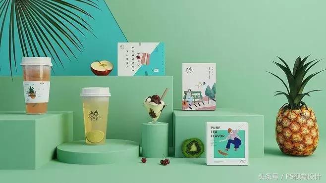 海报设计分割空间的方法,空间对比海报设计