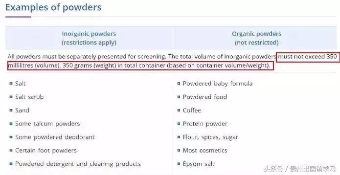 澳洲机场安检不允许携带的物品,澳洲航空行李最新规定