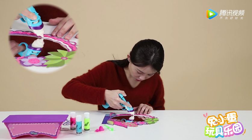 镜子喷绘,diy手工粘土镜子装饰画