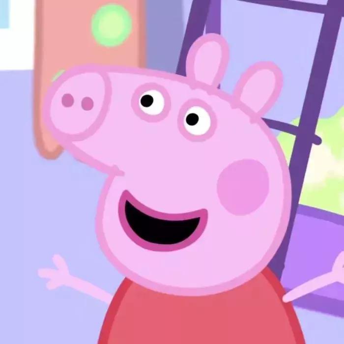 小猪佩琦社会人壁纸,小猪佩奇素描