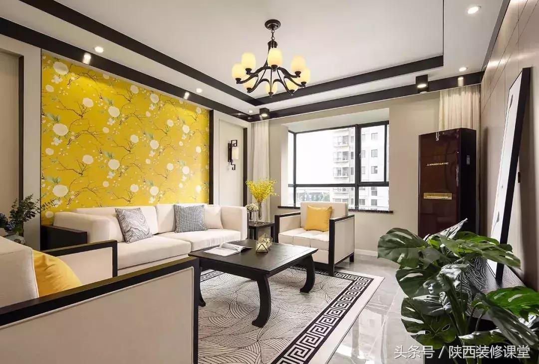 30平方新中式客厅,30款中式客厅高端大气上档次