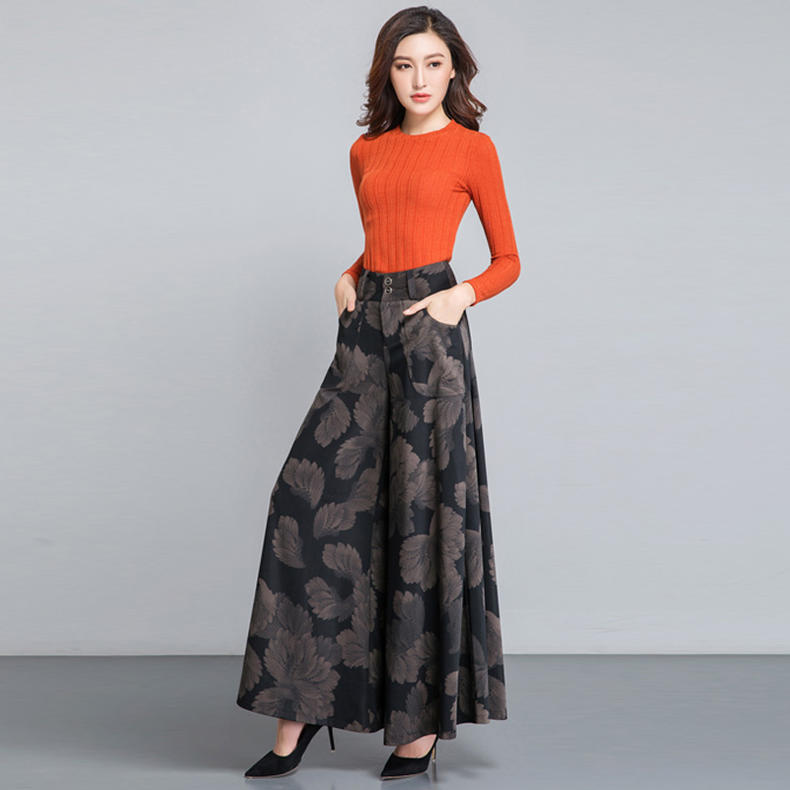 裙裤穿搭大码胖mm显瘦遮肉,设计感遮肉显瘦百搭裙裤女