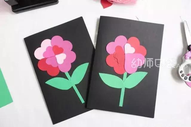 教师节手工立体花贺卡简单又漂亮,教师节的贺卡手工简单的立体花