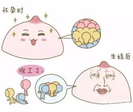 产后乳房干瘪下垂怎么中药调理,产后身材变形婚姻危机