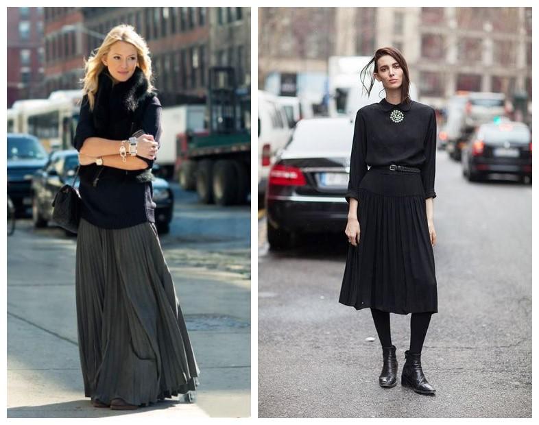 百褶裙层次感,百褶结合的裙子