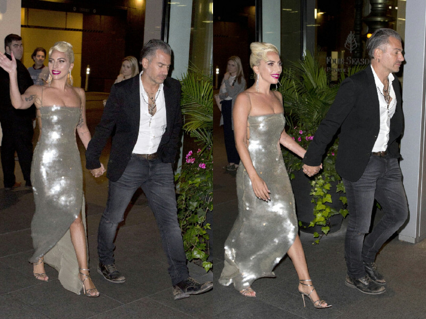 ladygaga穿裙子造型,ladygaga穿豹纹裙