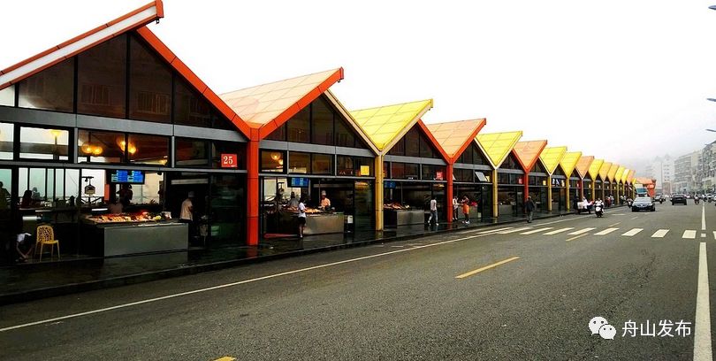 舟山沈家门渔港大排档,沈家门渔港小镇