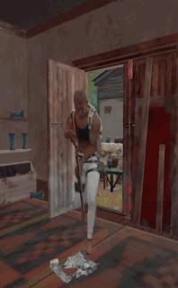 「轻松一刻」吃鸡gif：吃鸡史上最神秘的生化*器武**，竟能毒杀队友！