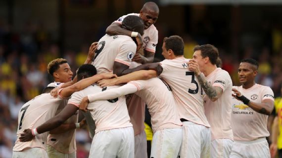 曼联赢下阿斯顿维拉,曼联4比2胜沃特福德比赛