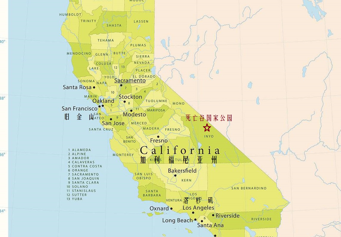 美国死亡谷魔鬼洞现沙漠,美国死亡谷公园图片