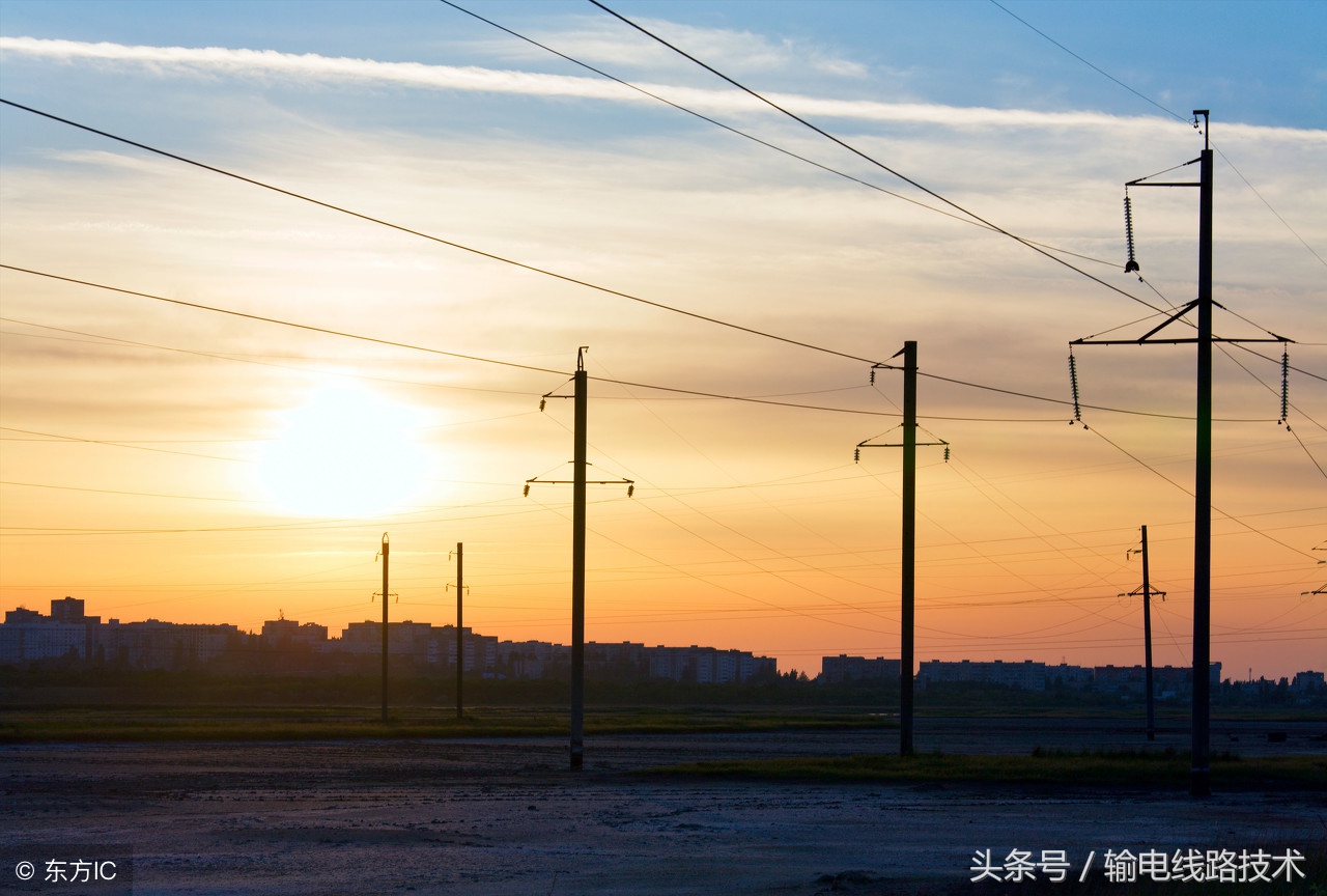 输电线路架空地线发热,架空输电线路地线布置示意图