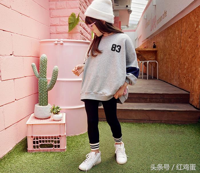 韩国冬款女童套装,韩国女童6-12岁套装潮流