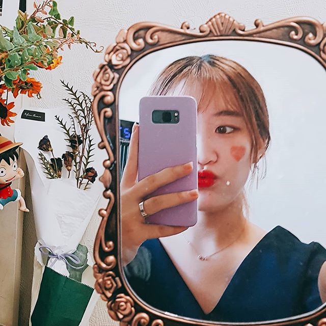 女孩的心脏*弹炸**！韩尚-我记忆重新推广“心形印章腮红