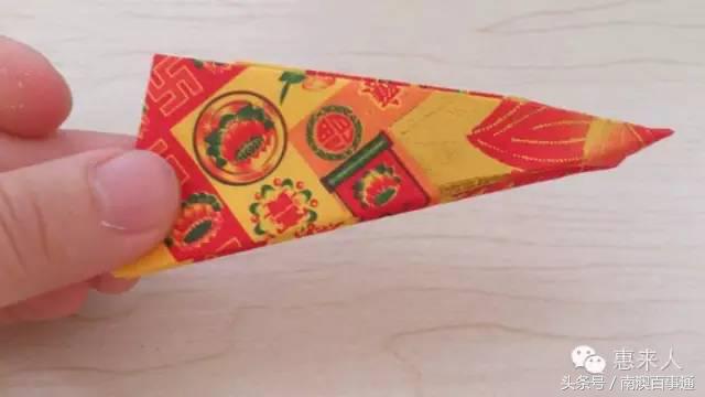 潮汕中秋拜月娘折纸简单教程,潮汕拜月娘折元宝莲花