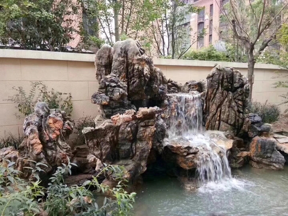 武汉定制景观假山施工,假山施工设计与制作
