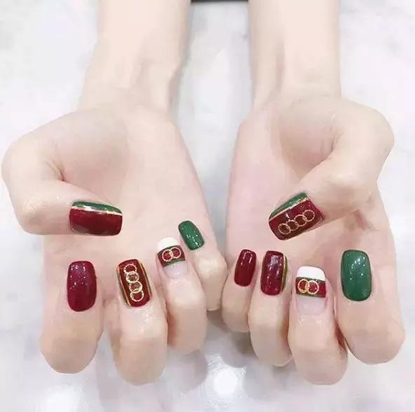 美甲2022新款式秋冬甲片,儿童美甲2022新款式秋冬