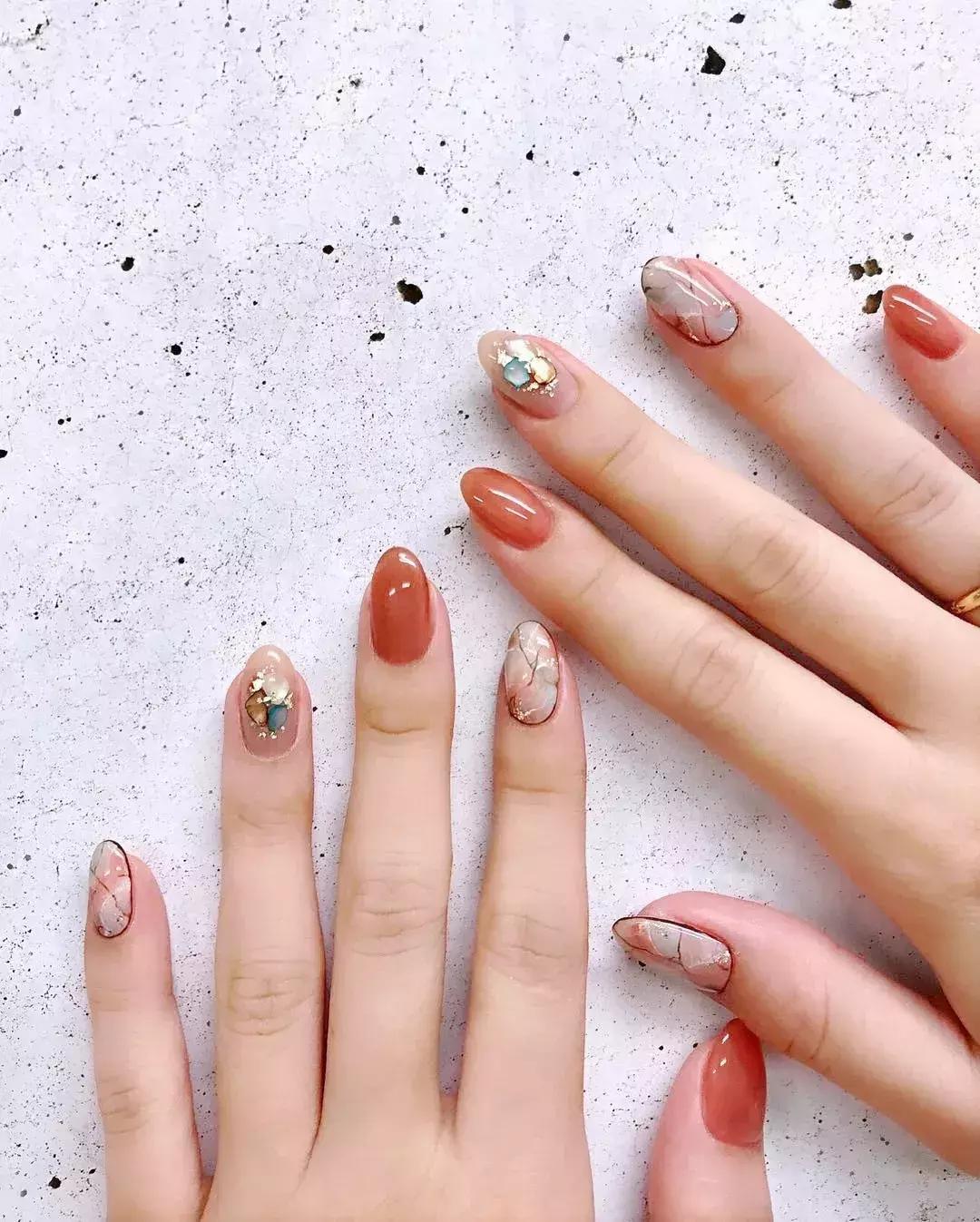 美甲2022新款式秋冬甲片,儿童美甲2022新款式秋冬