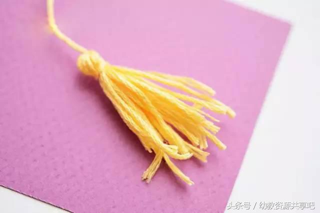 用彩色纸条制作手工卡纸,超简单卡纸手工特别好看