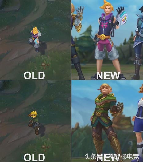 天天趣闻：EZ新老模型大对比W技能重做特效更新