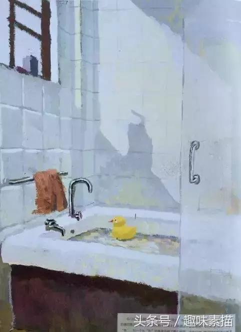 清华美院素描高分卷赏评,清华美院临摹千里江山图