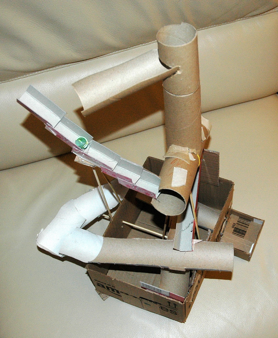 最简单的弹珠迷宫,手工益智玩具3-6岁纸盒弹珠迷宫