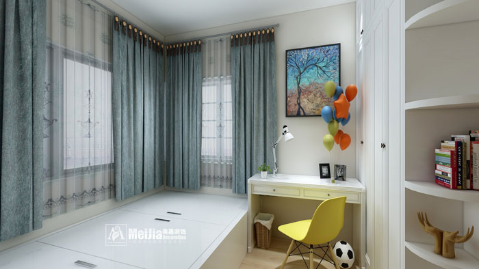 常州深业华府118平方装修效果图,深业华府小三房装修设计