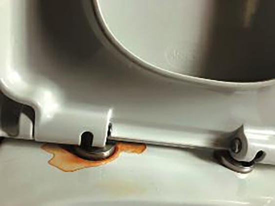 箭牌马桶盖卡扣生锈,箭牌马桶锈斑