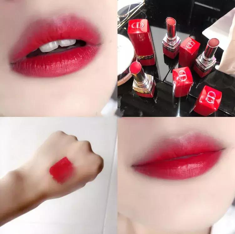 dior红管掉色,dior红管正品对比