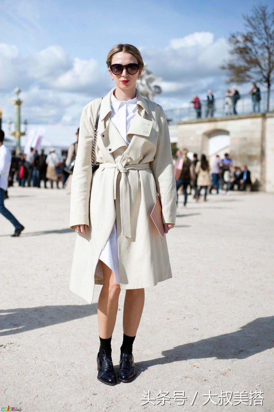 秋天风衣怎么搭配好看图片女,一件风衣搞定整个秋天百搭时尚